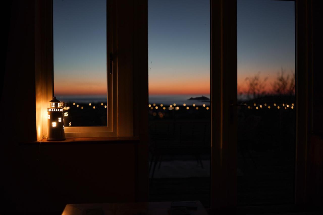 Spacious Sea-View Apt. Overlooking St Ives Bay Gwithian 外观 照片