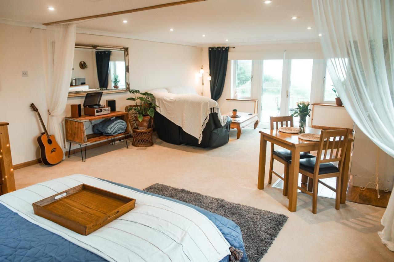 Spacious Sea-View Apt. Overlooking St Ives Bay Gwithian 外观 照片